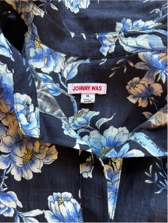 Women's Johnny Was Magnolia Hi Low Floral Midi Dress XL - Picture 3 of 9